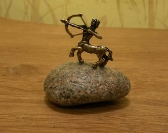 figurine Sagittarius/zodiac Sagittarius/zodiac statuette/miniature metal Sagittarius/metal statuete/