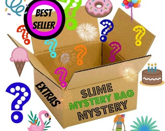 SLIME Slime Mystery Package Deal Scented extras kids Birthday gift Clean scent 2 4 8 ounce oz cheap slime clear kit cheap top box free mini