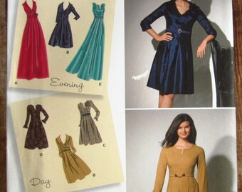 Misses Dress in Two Lengths with Sleeve Variations Sizes 10 12 14 16 18 Simplicity Pattern 2338 UNCUT