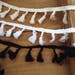 Cotton Tassel Trim by the yard , Tassel fringe lace, Tassel fringe, Cotton tassel trim, Cotton Lace Fringe, Ivory tassel, Ivory lace