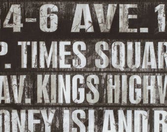 Coats & Clark - Eclectic Elements by Tim Holtz - Subway Signs - Taupe - Fabric by the Yard PWTH005-TAUP