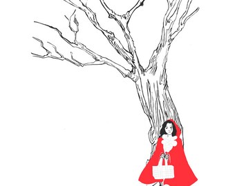 Little Red Riding hood - little print