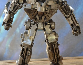 Hand Made OPTIMUS PRIME TRANSFORMERS 12" Recycled Scrap Metal Sculpture