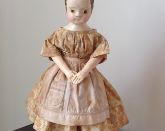 The Little Hamptons dress PDF pattern to fit 16 -17" Izannah Walker reproduction or style dolls