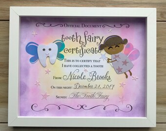 Tooth Fairy Certificate
