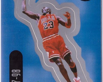 1998 MICHAEL JORDAN Upper Deck Basketball INSERT Sticker 18