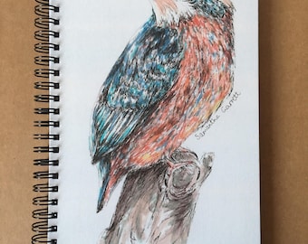 A5 Kingfisher Lined Notebook