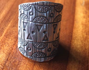 Tibetan jewelry pure silver handmade ring '