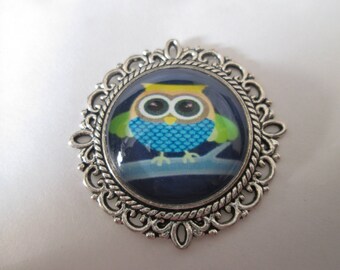 Pendant round cabochon 20 mm