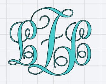 Vinyl Monogram Sticker