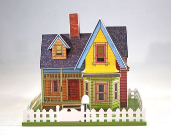 Make your own miniature house inspired by the movie "UP"