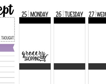 Grocery Shopping Planner Stickers