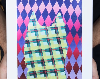 Archival Print of Original Painting _ Profile
