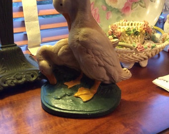 Vintage duck door stop