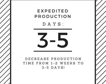 Expedited Processing, Decreases Production Time