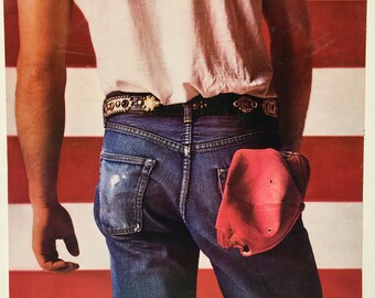 Bruce Springsteen - Born in the U.S.A. LP Vinyl Record Album, Columbia - QC 38653, Rock, Pop Rock, 1984, Original Pressing