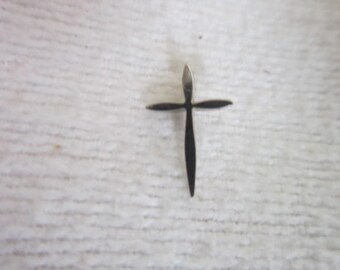 Retro Petite Silver Christian Cross Necklace Pendant