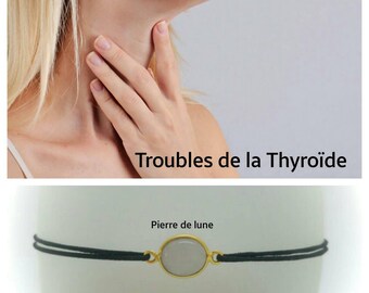 "Thyroid" Bracelet: Moonstone