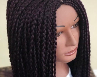 Fully handmade box braids.Tightly and neatly done,