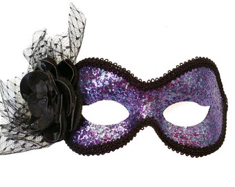 Amethyst Purple Masquerade Mask - U075