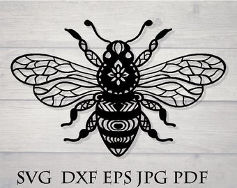 Download Bee mandala | Etsy