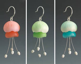 Polymer Clay PDF Tutorial "Jellyfish Earrings"