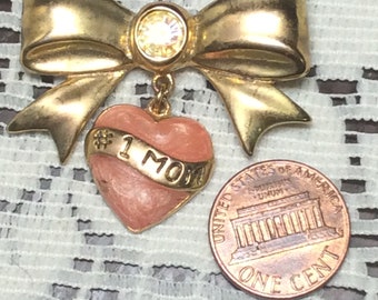 Vintage #1 Mom Brooch/Pin