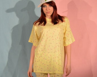 90's pastel confetti biker shorts