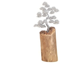 Driftwood Sculpture, Driftwood Art, Driftwood Bonsai, Wire Tree Sculpture, Bonsai Wire Tree, Metal Sculpture, Wire Art, Metal Art, Gift Idea