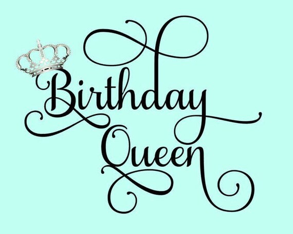Birthday Queen Crown SVG/DXF/PNG