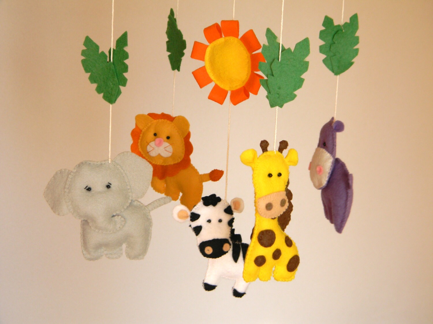 Baby Crib Mobile Safari Baby Mobile Nursery Jungle