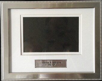 Hand-Stamped Personalized Frame