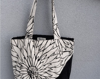 Upcycled Tote Bag, Handmade, One of a Kind