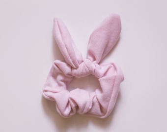 Pink Bunny Scrunchie
