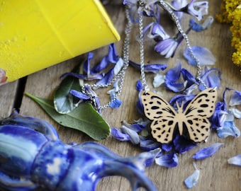 Butterfly Cutout Necklace Chain