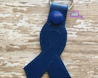 Colon Cancer Awareness Key Fob