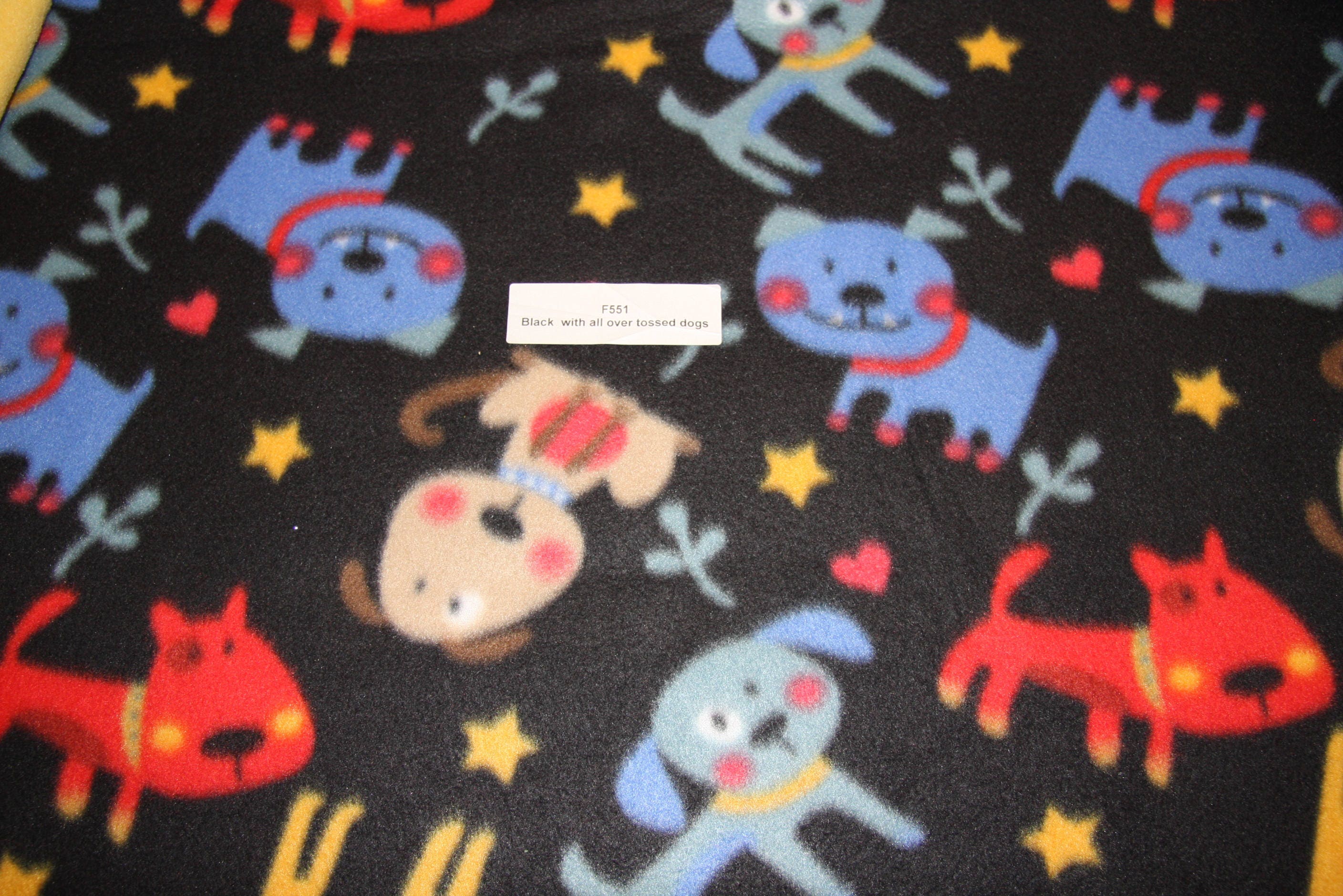 Dog fleece dog Blizzard Fleece Dog blanket black multi dog