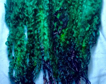 50g hand dyed Wensleydale locks
