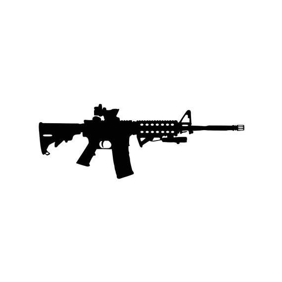Download Gun Ammo Assault Rifle Graphics SVG Dxf EPS Png Cdr Ai Pdf