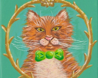 Mr. Kitty giclee art print 11x14