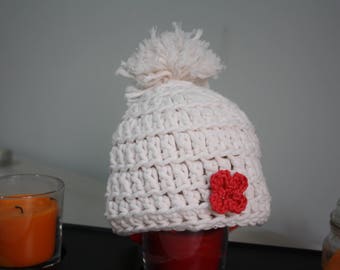 Baby Hat Cotton Crochet