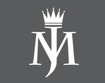 Michael Jackson King of Pop logo decal / sticker
