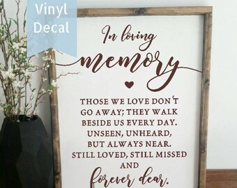 Wedding memorial | Etsy