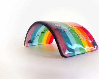Fused Glass Rainbow Bridge
