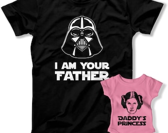 First Fathers Day Gift, Daddy and Me Shirts, Matching TShirts, Dad and Baby Matching Shirts, I Am Your Father Shirt, Dad Daughter Shirts