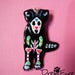 Sugar Skull Border Collie Halloween Pendant Dog Art Jewelry