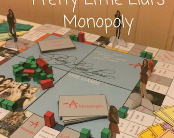 Pretty Little Liars Board Game, Monopoly Game, Gifts For Her, Troian Bellasario, Lucy Hale, Teenager Gifts, Birthday Present, Game Board