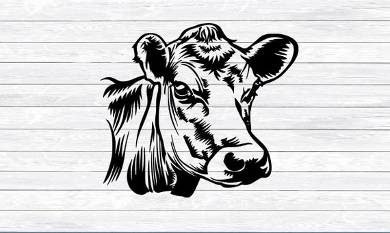 Download Cow Svg Cow Head DXF PNG SVG files for Silhouette