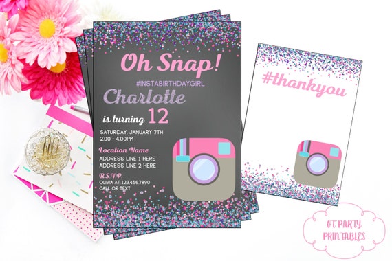 Social Media Party Invitations 7