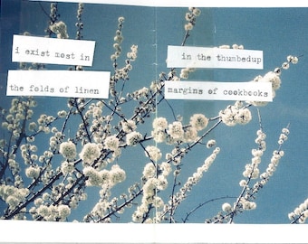 cut here || mini-zine of collage and poetry